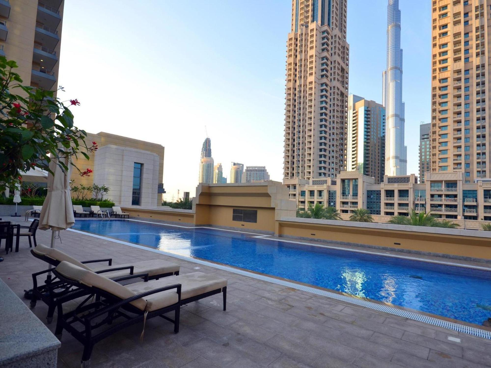 Lux 1Br 2 Min To Burj Khalifa Apartment Dubai Exterior foto